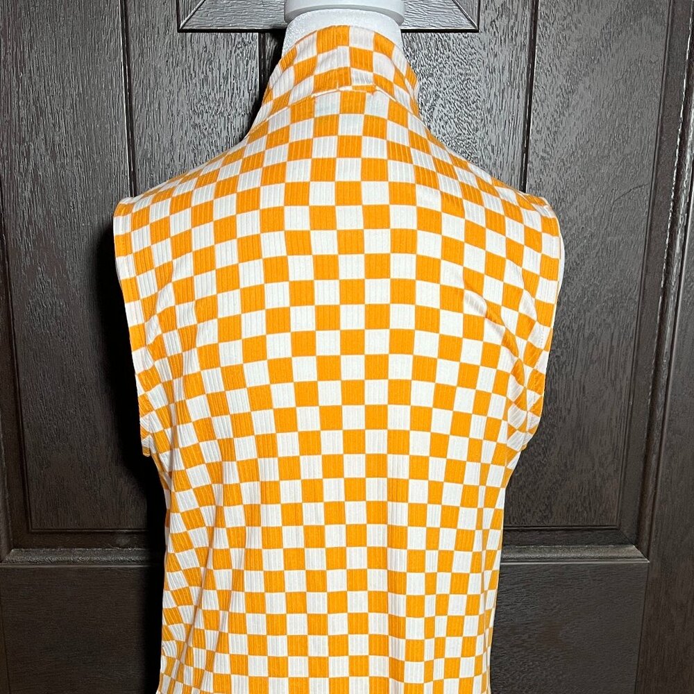 Dressed in Lala Gigi Sleeveless Ribbed Playsuit in Sunshine - Picture 4 of 6